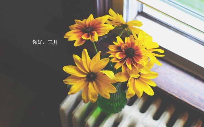关于三月的唯美句子
